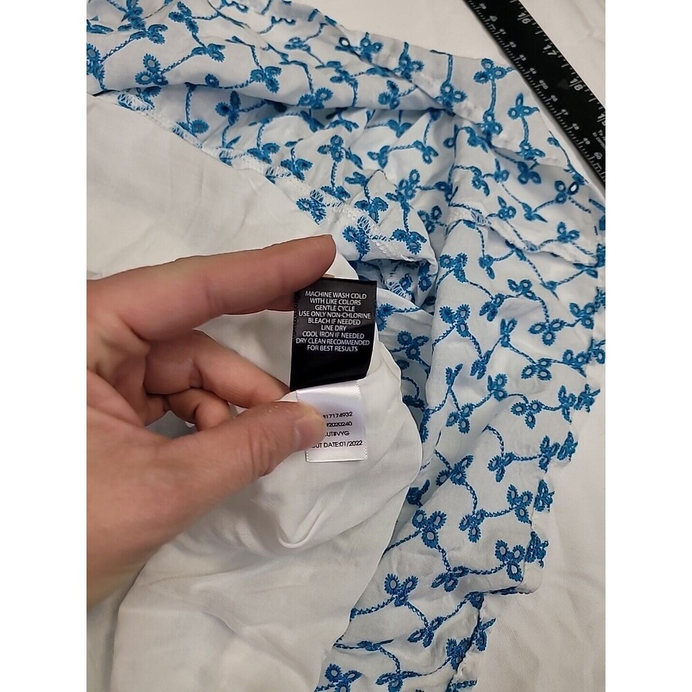 Torrid Blue and White Tank Top - Picture 5 of 8